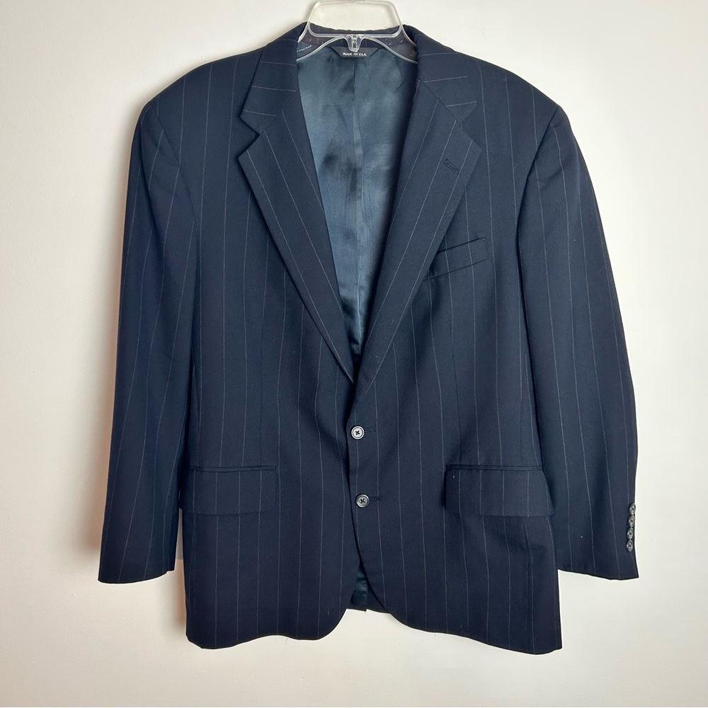 Vintage Polo University Club Ralph Lauren Blazer Suit Sports Jacket Navy 40R USA